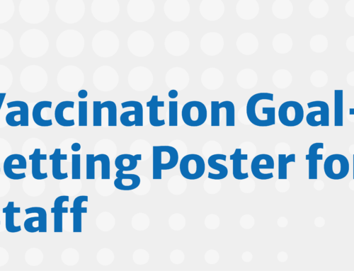 Vaccination Goal-Setting Poster for Staff